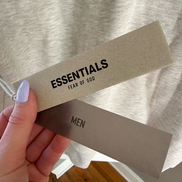 Fear of God Essentials Light Gray Hoodie - Picture 4 of 7